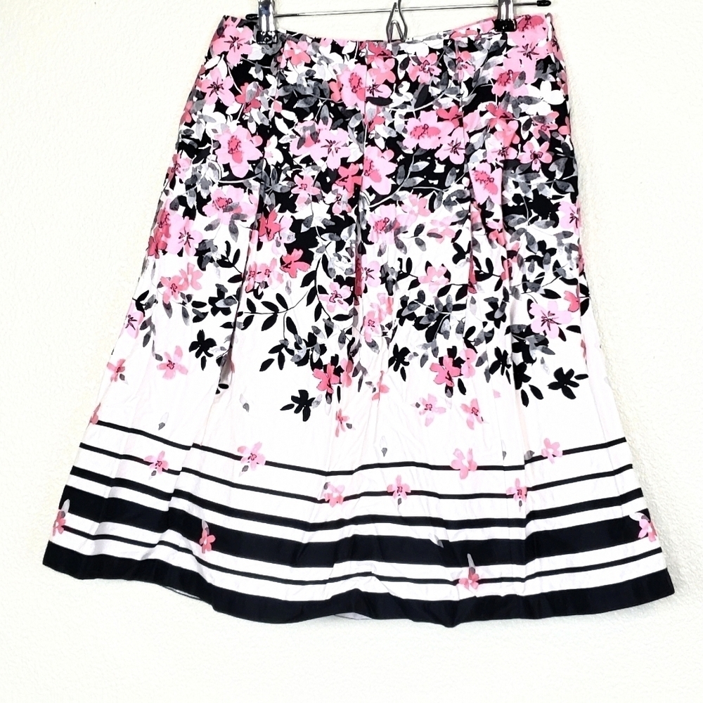 Charter club A-Line floral skirt